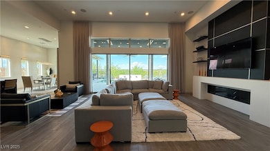Living area featuring plenty of natural light, rec