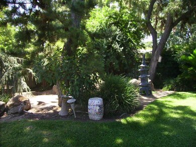 Peaceful backyard setting