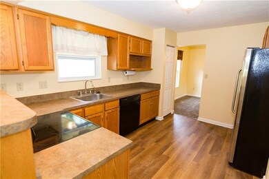 View of the kitchen from the elevated island top o