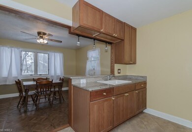 Updated kitchen with granite counters