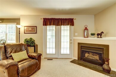 Corner Fireplace with Slate Surround