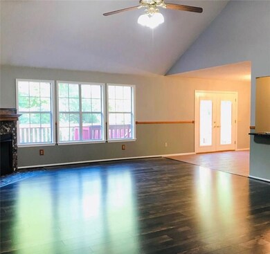 Very nice large living area. 23 x 17.6 with custom