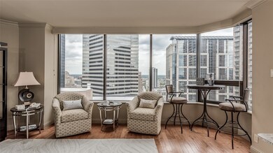 A highlight of being located on the 26th floor is the view!  This space truly transforms in the evening.