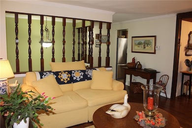 The Living Room overlooks the entry.