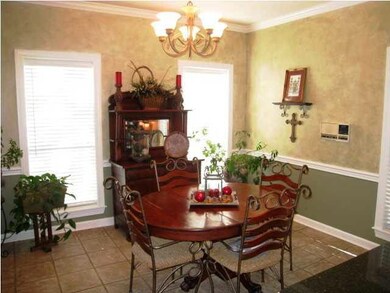 Breakfast area in kitchen