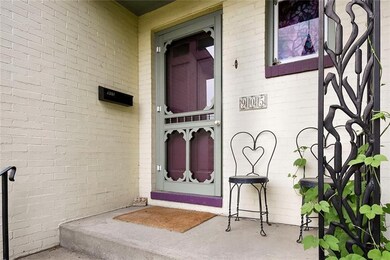 Front Porch with Charming Screen Door