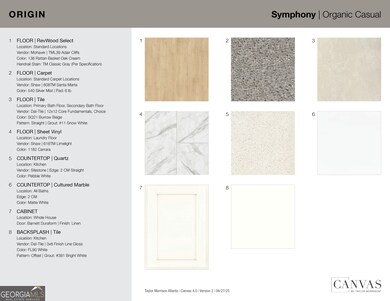 Design Selections - This home is currently under construction - selections are subject to change