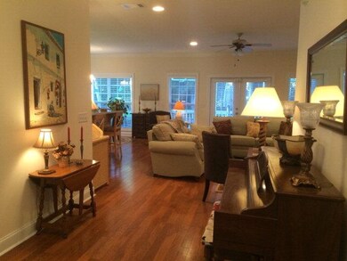 roomy foyer entry
