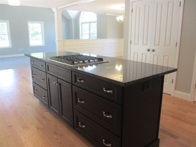 There is also a double pantry, double wall ovens.