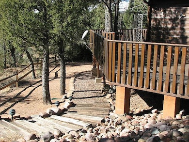 Back Yard and Storage Shed Under Deck