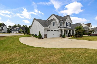 Two-car garage plus parking pad