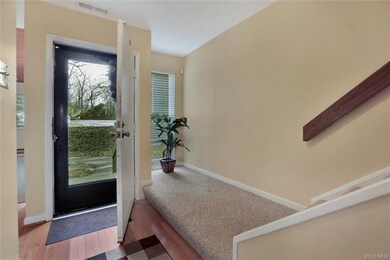 Entrance with hardwood