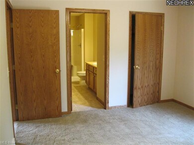 Master suite with full bath and large closet.