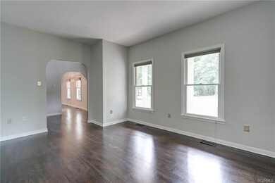 The Living Room features newly refinished hardwood
