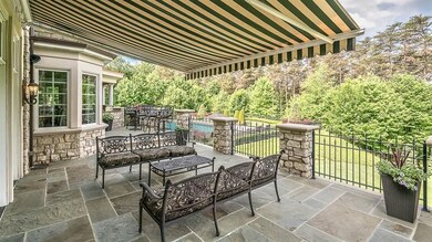 2nd Bluestone Upper Patio with Retractable Awning 