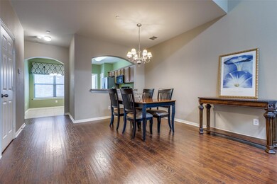 View of dining room from the living room