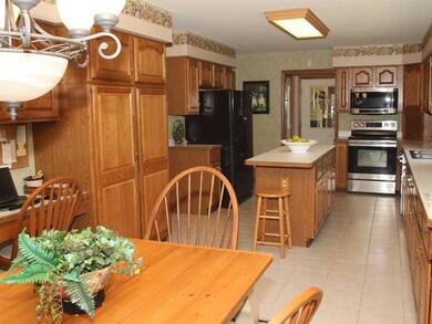 Kitchen. Large kitchen measures 27x12 and offers t