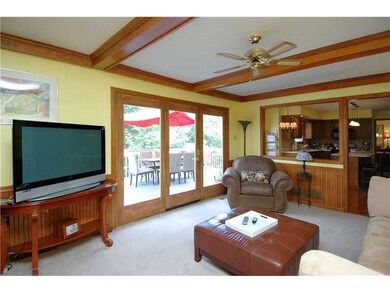 Family Room. Family room with a wonderful fireplac