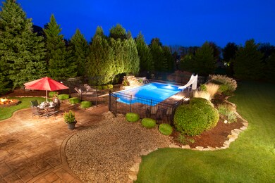 Beautiful Landscape Creates a Sense of Privacy.