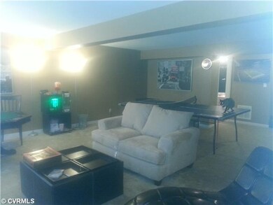 Entertainment Room - Full finished rec rm in walk 