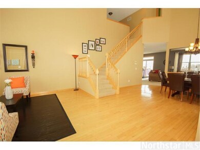 Guests are greeted with stunning 2-story vaulted c
