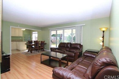Living room facing the backyard.