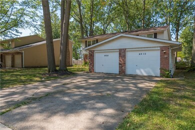 Garage with driveway