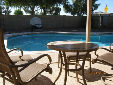 Beautiful pool and sunset views