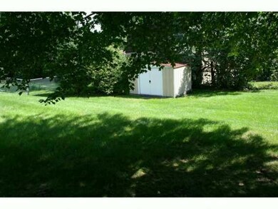 Land. The Back of the home overlooks a large back 