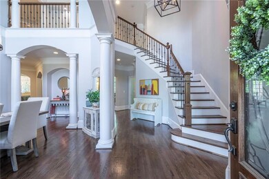 Foyer entrance featuring plenty of natural light, 
