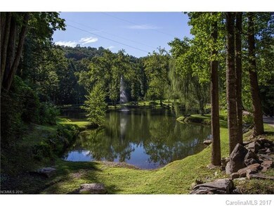 One of the two stocked ponds on the property.