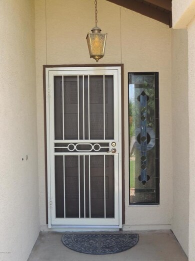 Security Front Entry/Stained Glass