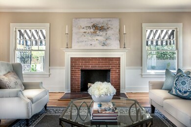 Bright formal living room