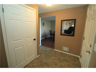 Foyer. Front entrance foyer with large coat closet