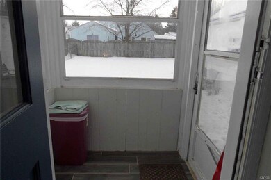 First floor tiled mud room
