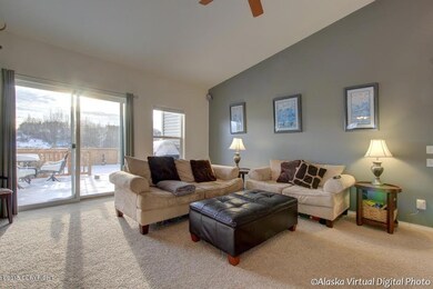 vaulted ceilings in the great room