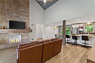 As you enter the 18'x16' Family Room, your eyes ar