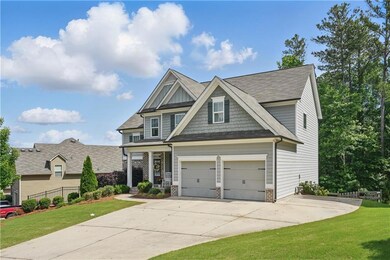 Craftsman inspired home with concrete driveway, bo