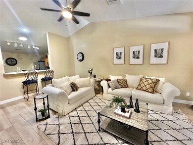 VAULTED CEILINGS, CEILING FAN AND GORGEOUS ROOM!
