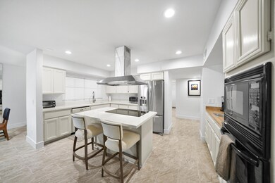 kitchen island view