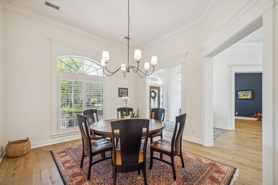 Dining space is defined but opens to living area.
