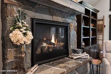 Stone Gas Fireplace