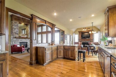 Large, custom, stunning Chef's kitchen. This is tr