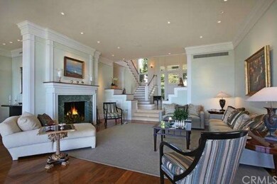 Walnut wood flooring, custom moldings and marble f