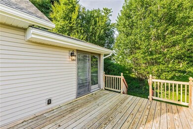 Deck and French Doors to the Master Bedroom