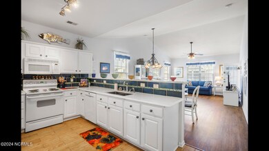 Kitchen with new sink, countertops and f