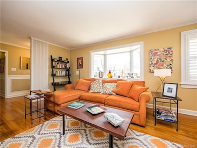 Beautiful Living Room with bay window and gas fire