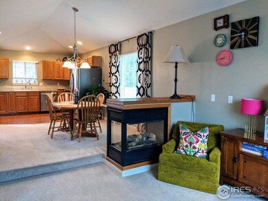 Main floor fireplace