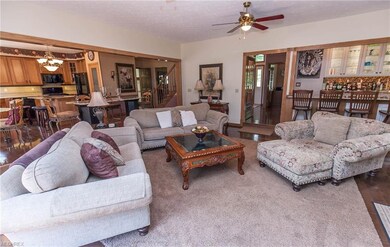 Great Room with Beautiful hardwood flooring