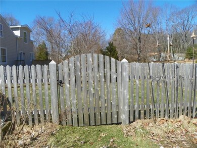 There are 2 gates into the fenced...